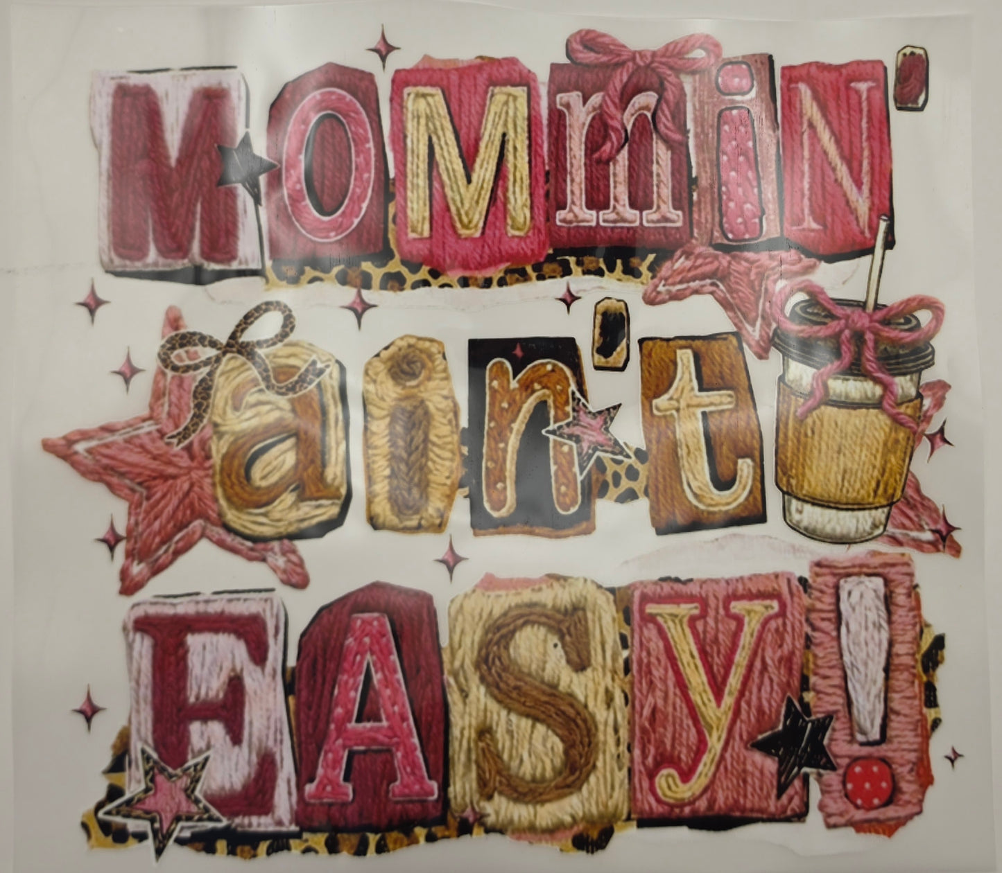 Dtf ready to press (Mom)