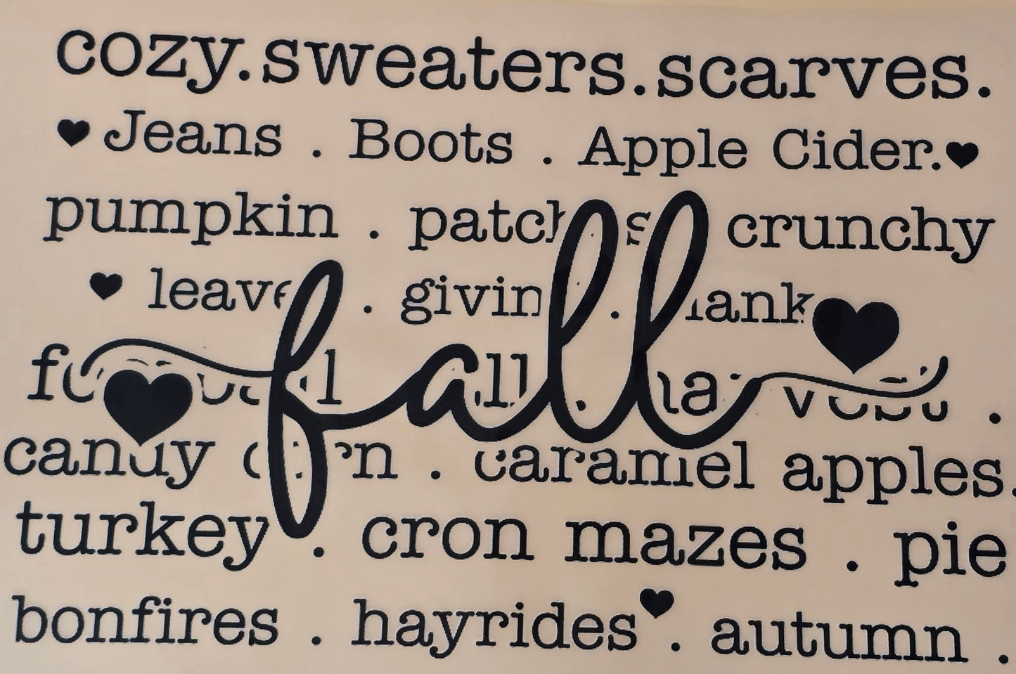 Dtf ready to press (Fall)