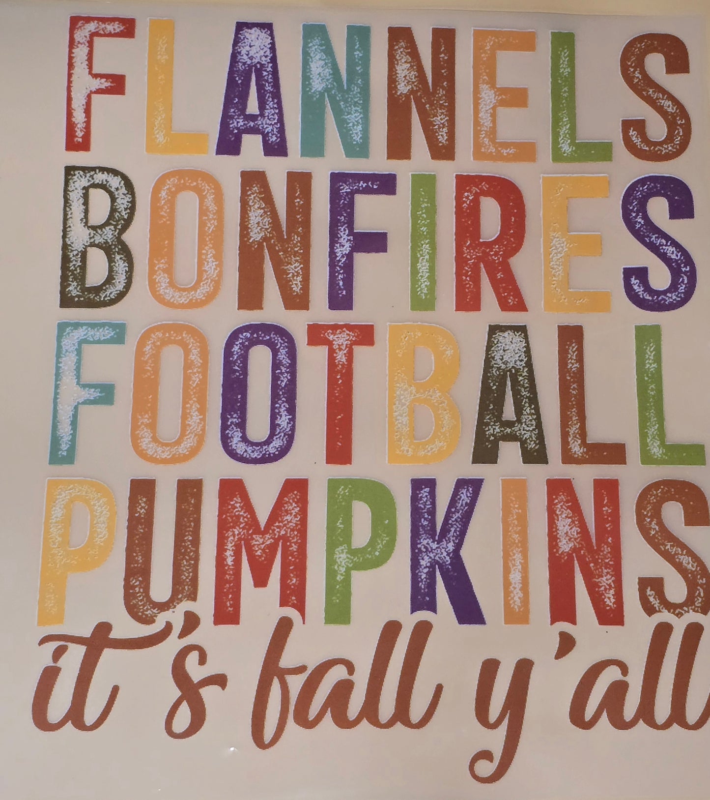 Dtf ready to press (Fall)