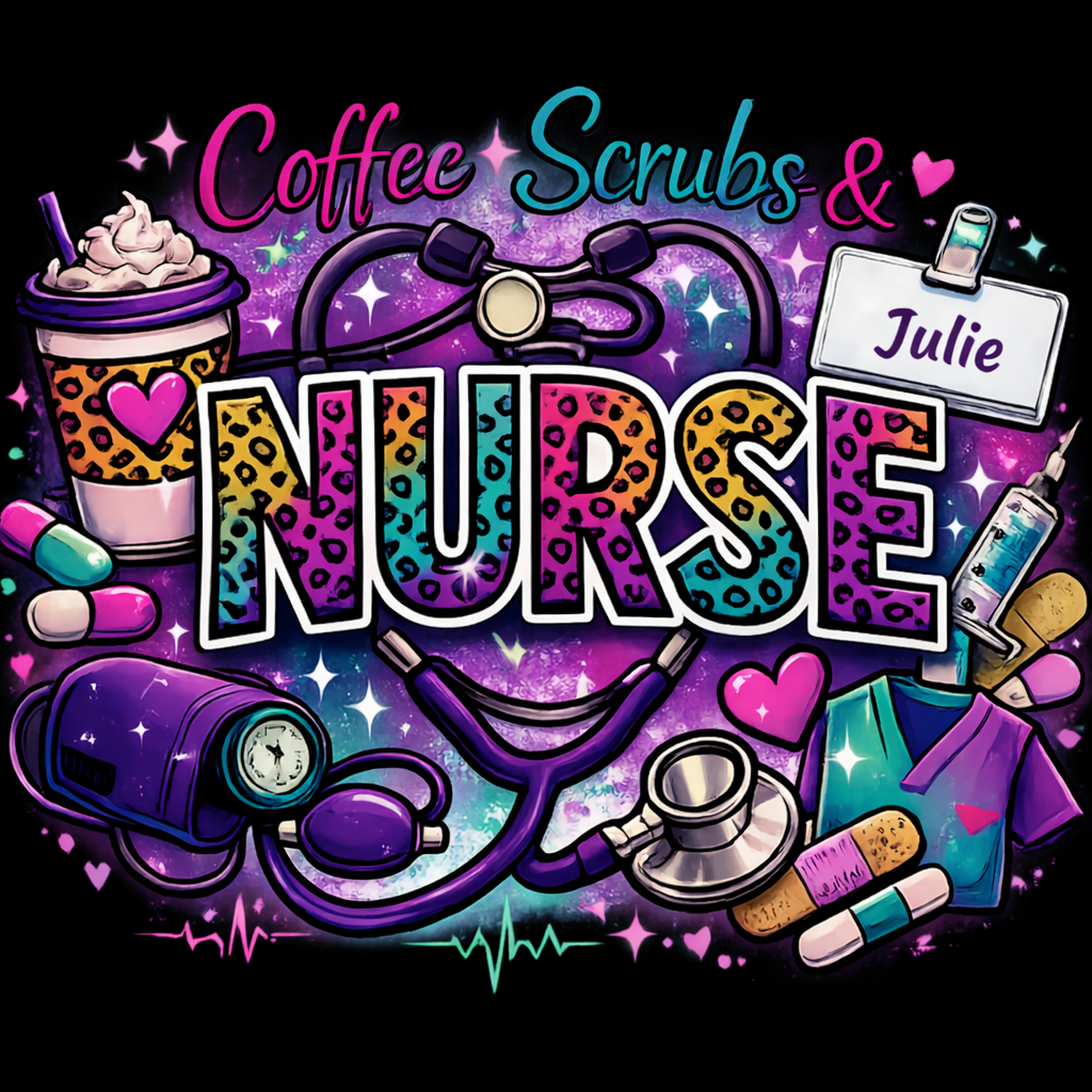 Dtf ready to press (nurse)