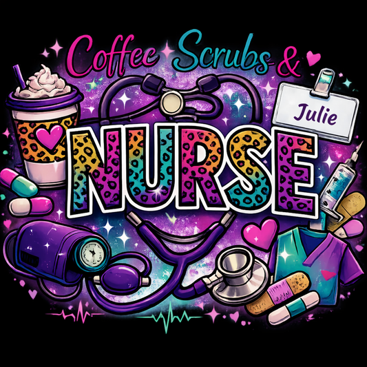 Dtf ready to press (nurse)