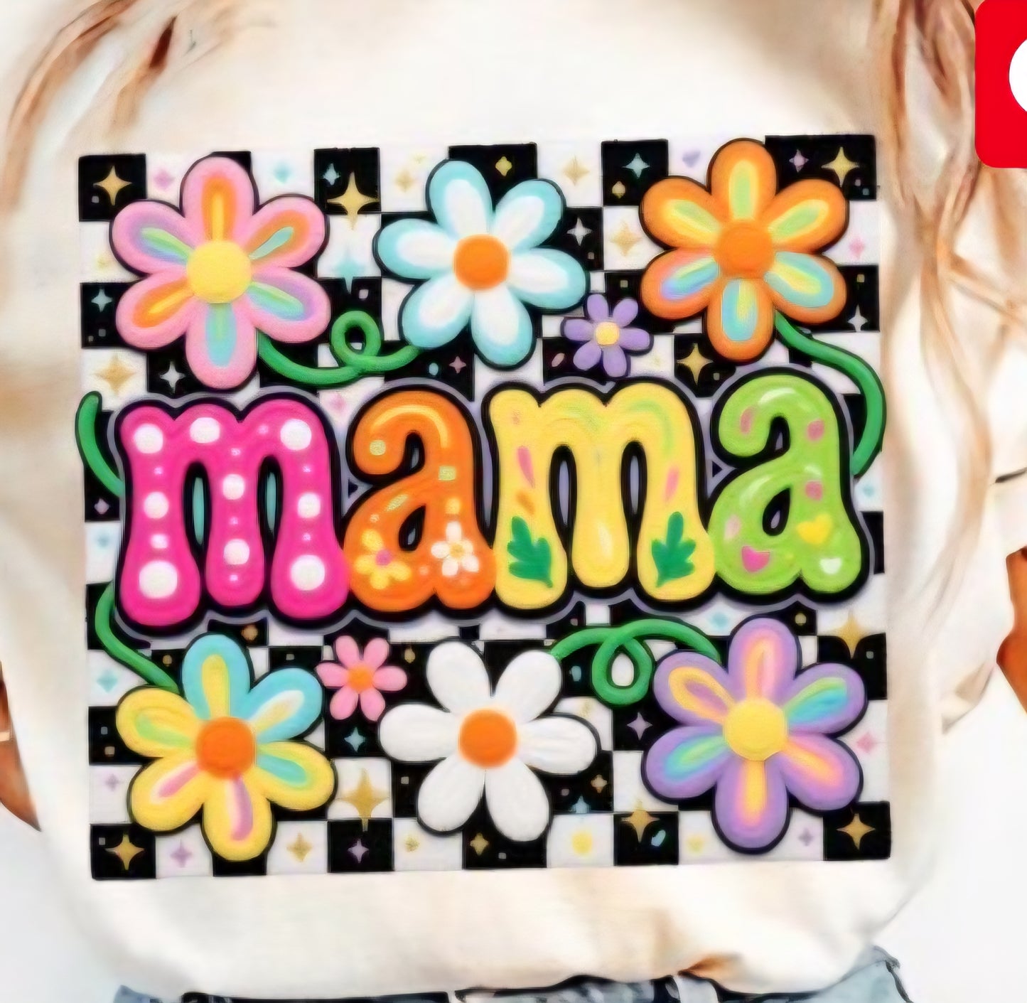 Dtf ready to press (Mom)