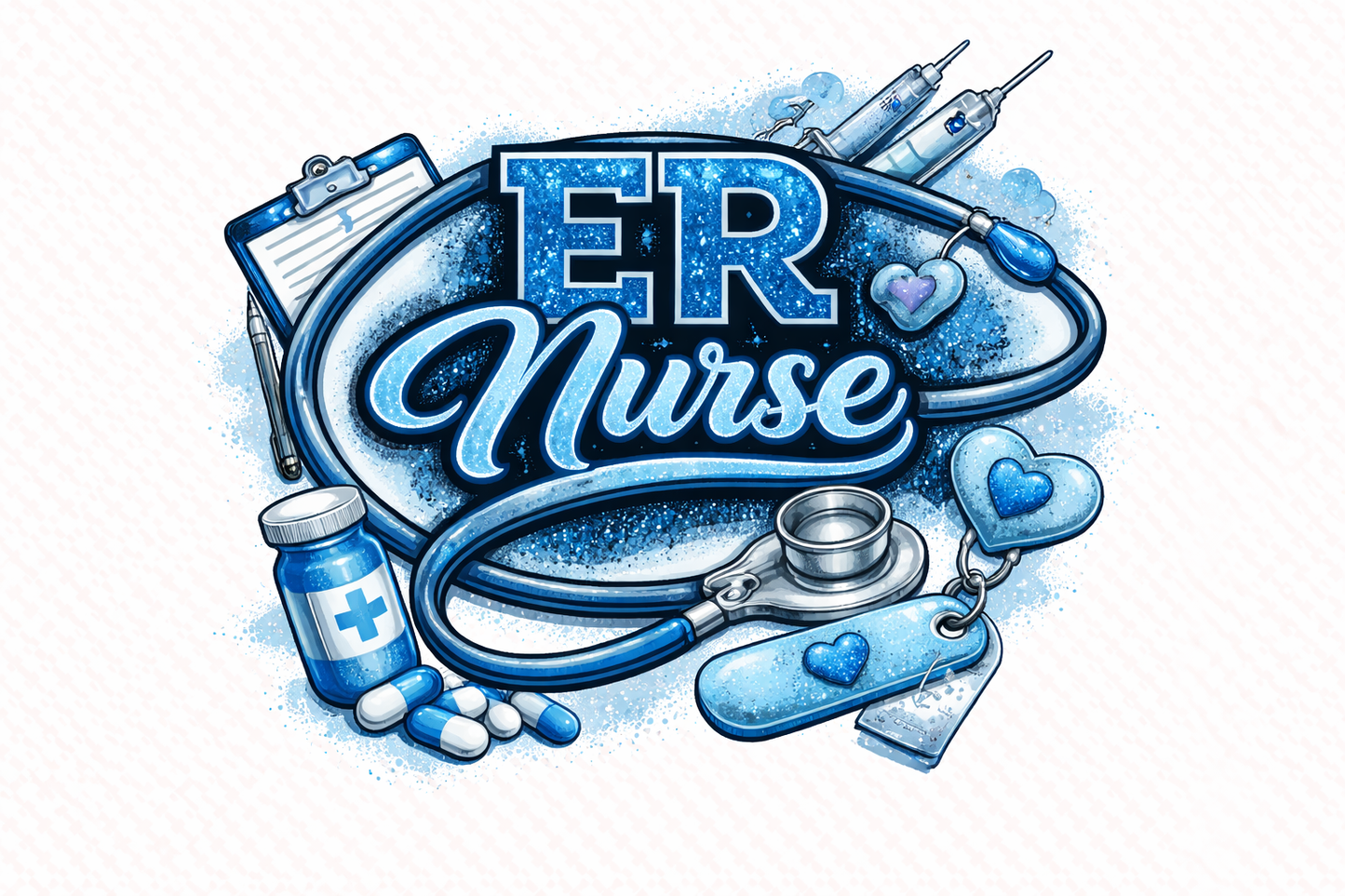Dtf ready to press (nurse)